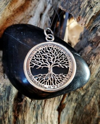tree of life silver pendant