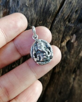 Ganesha Silver Pendant
